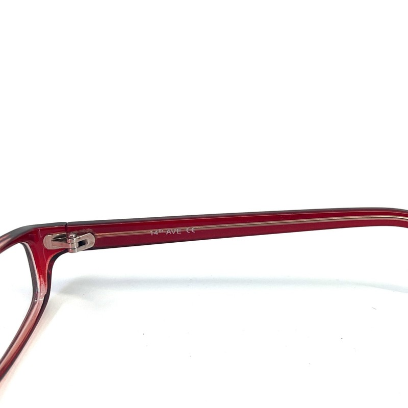 Limited Editions Eyeglasses 14th Ave Red Rectangular Full Rim 48[]16 135 mm gallery