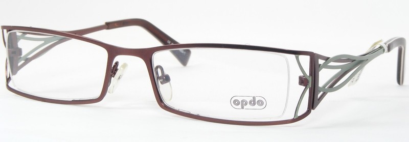 Vintage Opdo 7463-1 Brownish Purple /Mint UNIQUE EYEGLASSES GLASSES 50-17-135mm