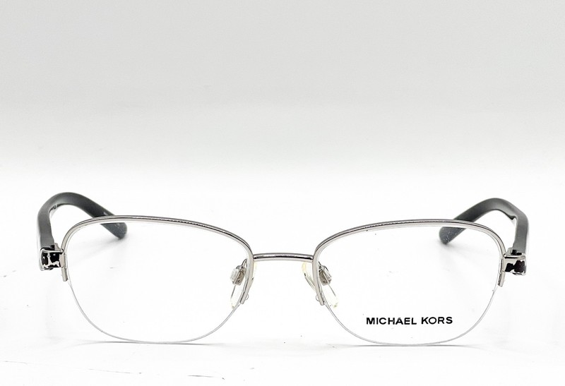 NEW MICHAEL KORS MK 3007 1001 SILVER/BLACK AUTHENTIC EYEGLASSES 49-17 gallery