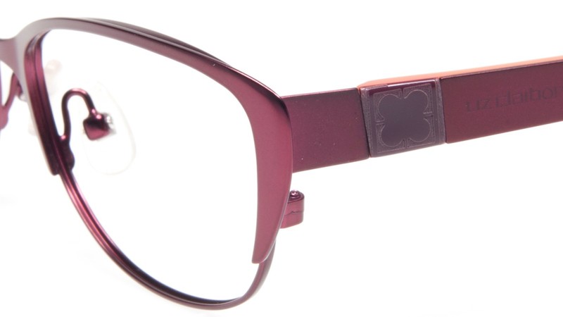 NEW LIZ Claiborne L398 02A0 SATIN PLUM EYEGLASSES GLASSES 53-15-135 B33 "READ" gallery