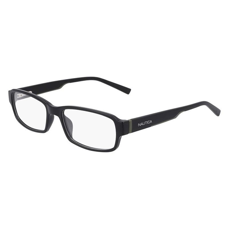 Nautica Men’s Rectangular 54mm Eyeglasses Matte Black N8174-005