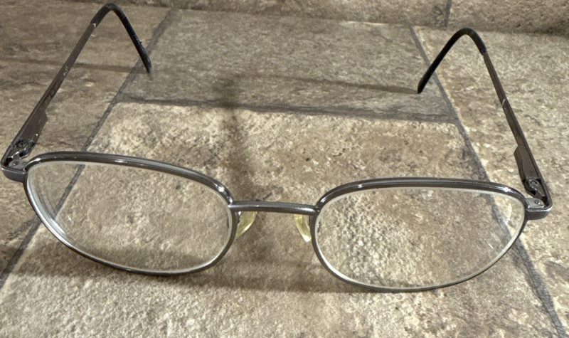 Titmus BC104A Eyeglasses Safety Frame Gunmetal Flex Hinges 52-22-130-38mm G24 gallery