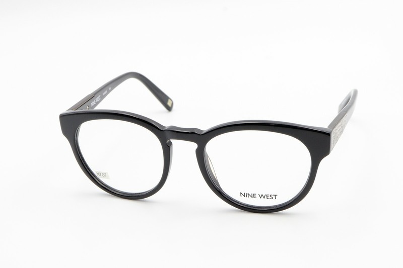 NINE WEST NW5073 001 Polished Black 49-20-135 Eyeglass Frames Flex Hinges X707