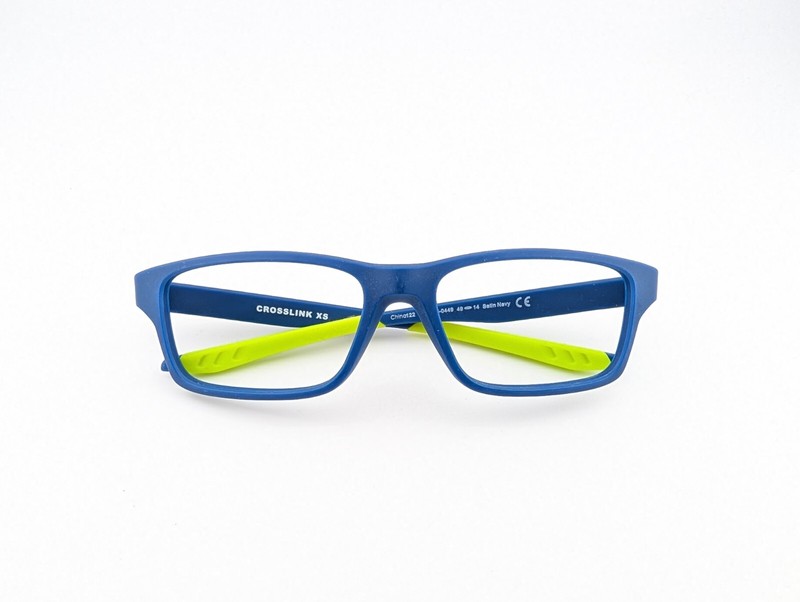 Oakley Eyeglasses Frames Only, CROSSLINK XS, OY8002-0449, 49-14-122, Satin Navy