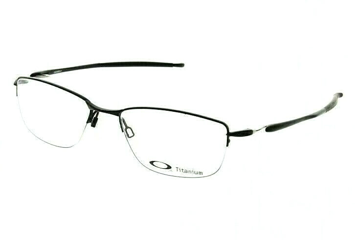 NEW Genuine OAKLEY LIZARD 2 Titanium Satin Black Eyeglasses Frame OX 5120 0354