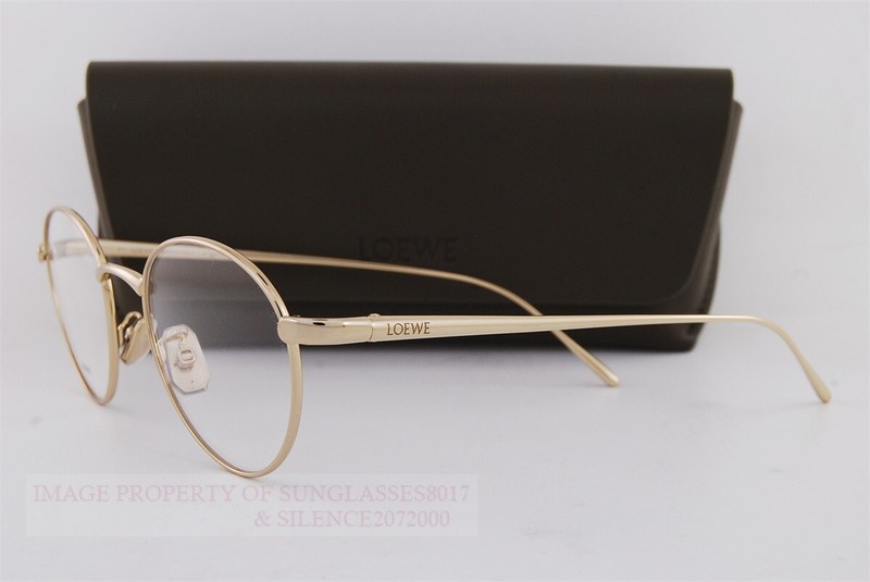 Brand New LOEWE Eyeglass Frames LW 50087U 032 Gold For Women Size 49mm gallery