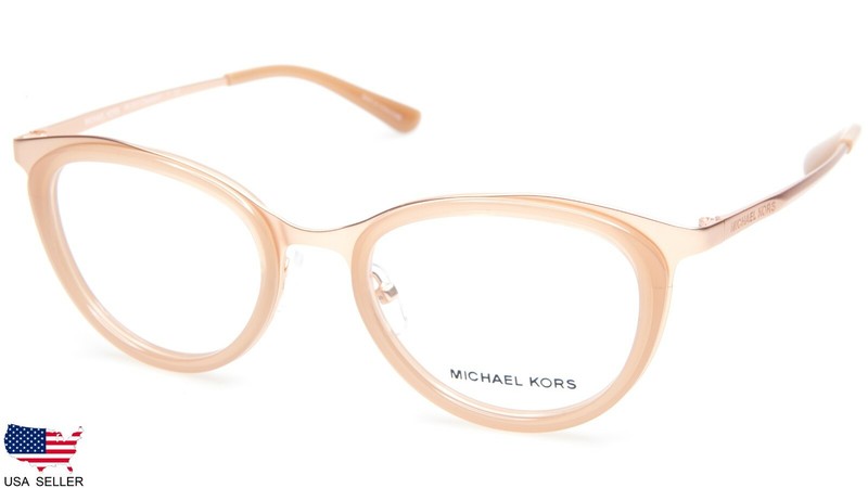 NEW MICHAEL KORS MK3021 Capetown 1026 MATTE ROSE GOLD EYEGLASSES 51-19-140 B39mm
