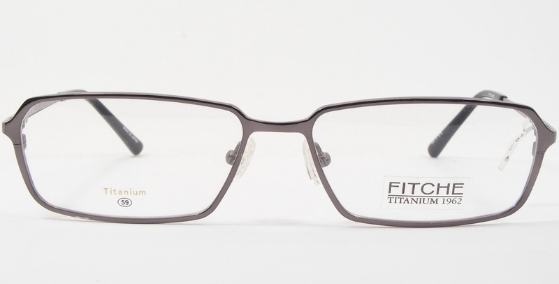 OCCHIALI FITCHE 3337U Gunmetal TITANIUM EYEGLASSES 59-16-140mm (NOTES) Japan gallery