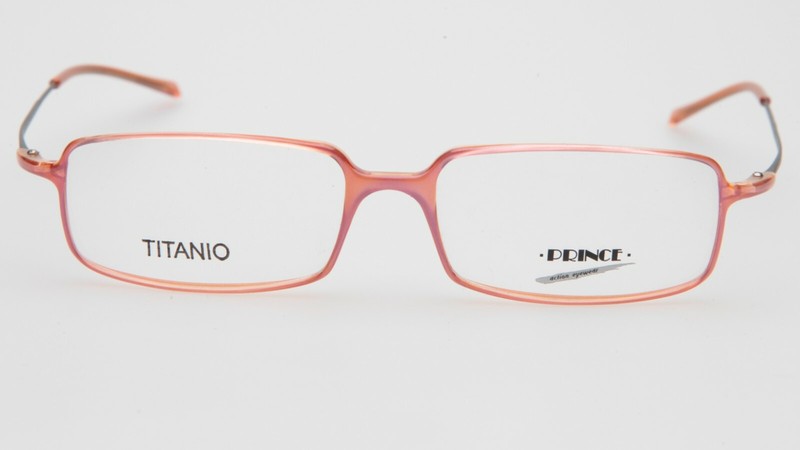 NEW PRINCE TWIST 2 ORANGE TRANSPARENT EYEGLASSES GLASSES 51-15-135 B29mm Italy gallery