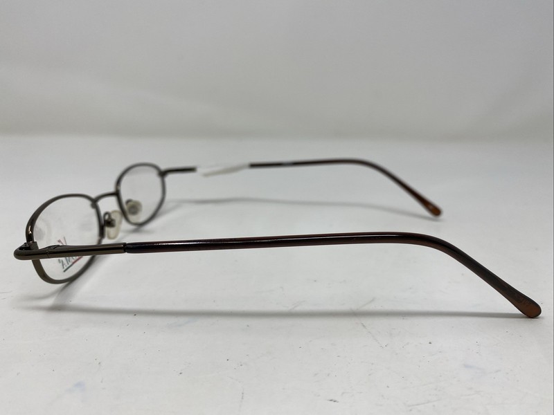Via Roma VR534 BRN 46-18-140 Brown Metal Full Rim Eyeglasses Frame 5588 gallery
