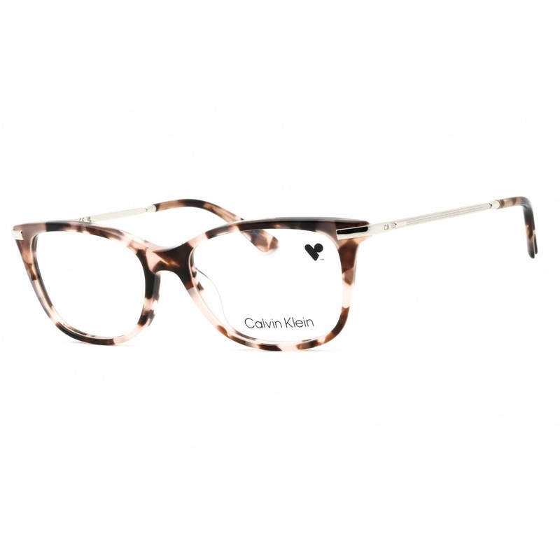 Calvin Klein Women’s Eyeglasses Rose Tortoise Cat Eye Plastic Frame CK22501 663
