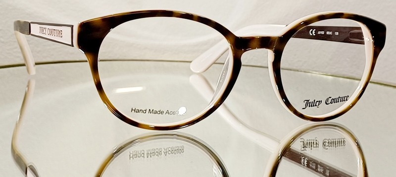JUICY COUTURE JU 102 0EUC Eyeglasses HAVANA LIGHT PINK New Plastic 49-19-135 gallery