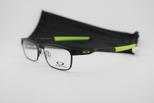 NEW OAKLEY YOUTH OY8002-0446 STEEL PLATE XS BLACK AUTHENTIC EYEGLASSES 46-14
