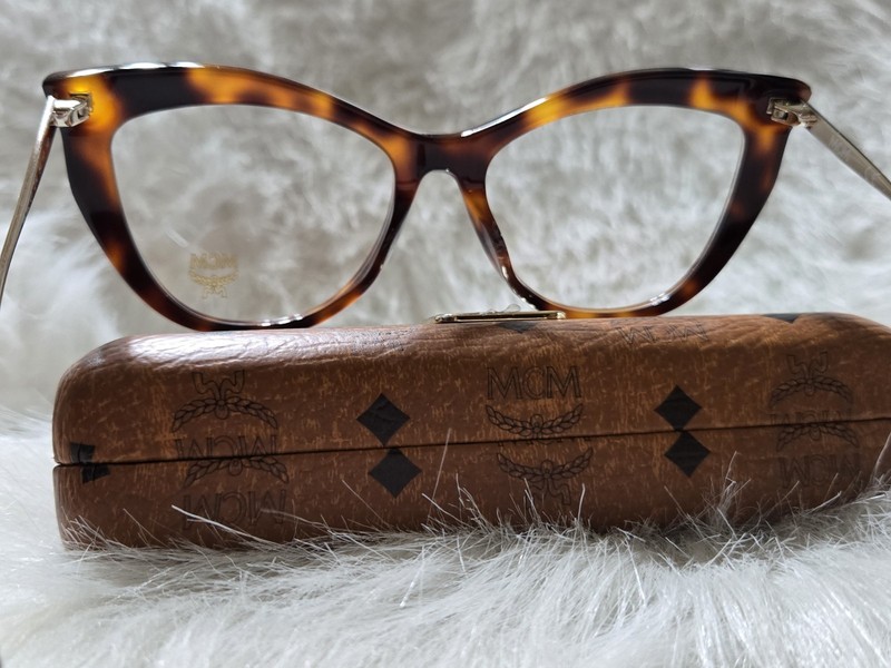 NEW MCM2701 214 Havana Eyeglasses 54mm with MCM Case gallery