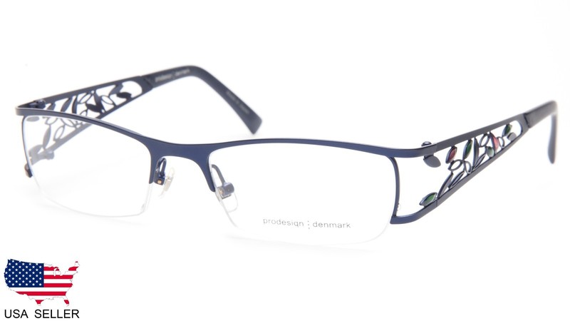 NEW PRODESIGN DENMARK 5132 c.9031 BLUE EYEGLASSES GLASSES 52-18-130 B29mm Japan