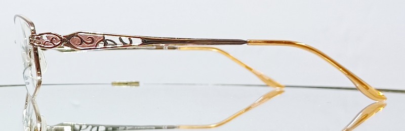 TRES JOLIE BY MARCHON TJ135 662 Eyeglasses SPARKLING ROSE New Metal 55-17-135 gallery