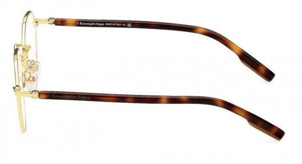 Ermenegildo Zegna EZ5238 030 Gold Metal Round Eyeglasses Frame 50-19-145 gallery