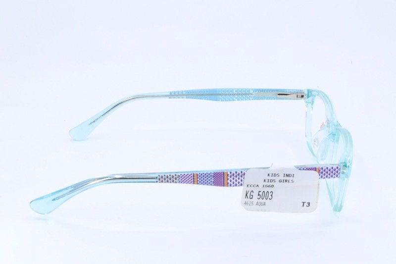 Indi KG5003 Aqua Square Girls Full Rim 46-25-240 Eyeglasses Frames gallery