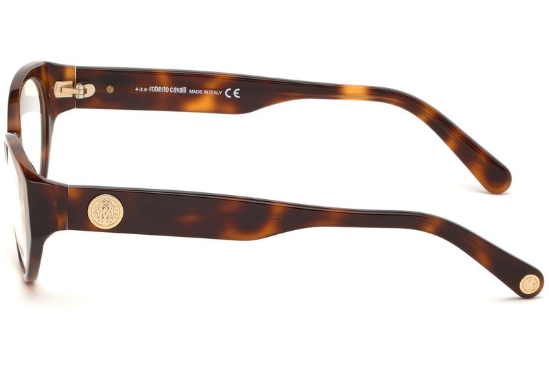 Roberto Cavalli RC5100 052 Brown Tortoise Plastic Eyeglasses 53-15-140 Cat Eye gallery