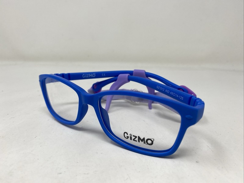 GIZMO GZ 1012 IND 49-14-125 Indigo Plastic Full Rim Eyeglasses Frame &C81 gallery