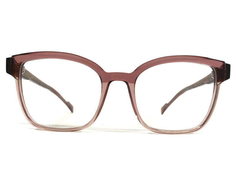 Caroline Abram Eyeglasses Frames BAYA 692 O9 Clear Purple Pink Cat Eye 48-19-135