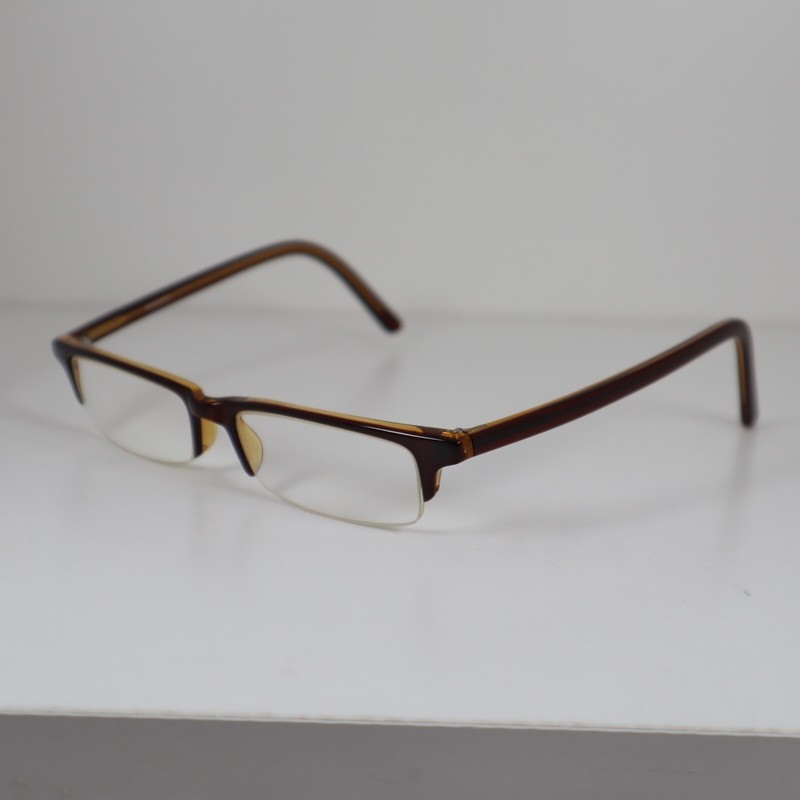 Vintage BOOTH & BRUCE ENGLAND Model 1051 Cola Sunshine Eyeglasses Frames