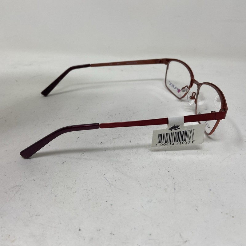 Ti Flex Eyewear 2103 604 Wine Burgundy 52-16-135 Flex Titanium Eyeglasses PL13 gallery