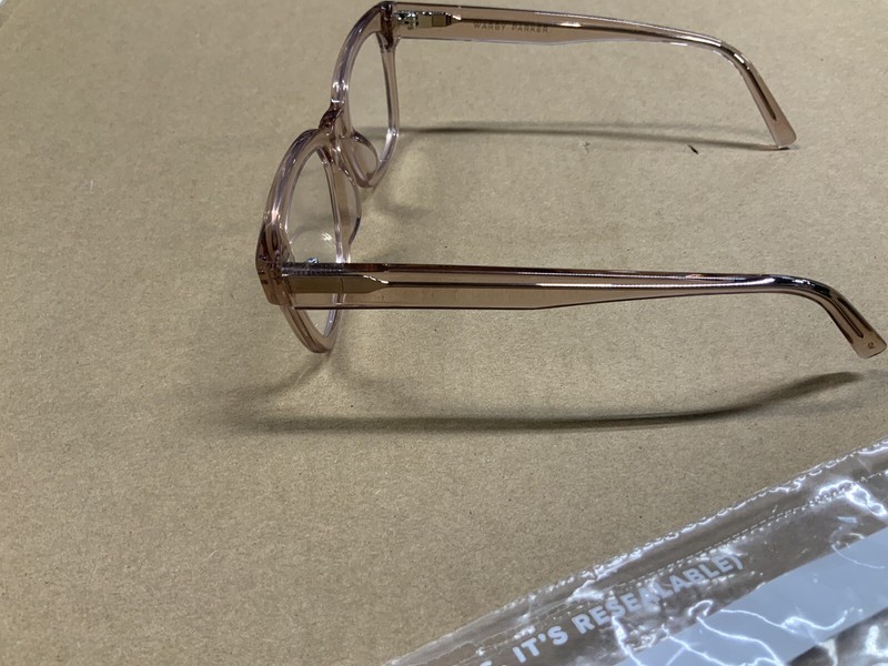 Warby Parker Eyeglasses Drew Rose Water W668 50-20-145 gallery