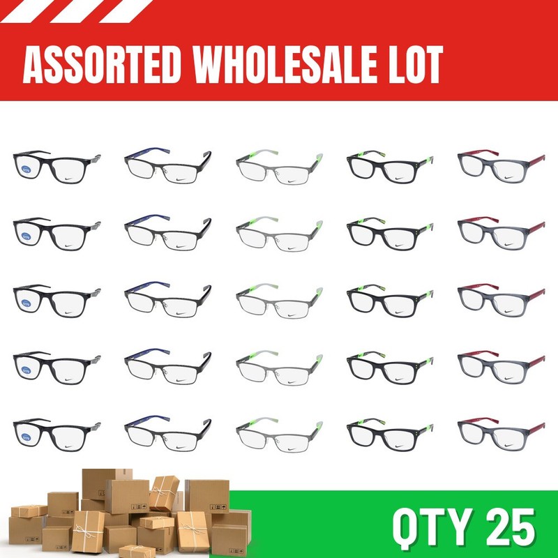 WHOLESALE ASSORTED LOT 25 NIKE EYEGLASSES make money for flea markets gafas sale