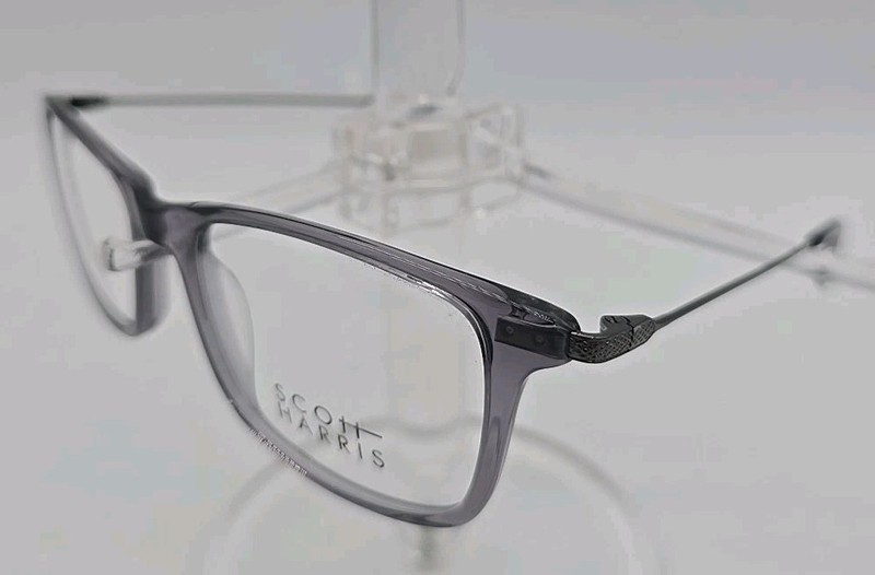 Scott Harris Eyeglasses Frames SH 912 1 Shadow Graphite 51-18-145mm New w/Case gallery
