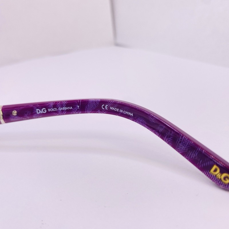 Dolce & Gabbana Eyeglasses Frames D&G 5073 492 49 [] 16 135 Purple Gold gallery
