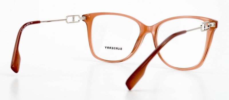 BURBERRY Women Eyeglasses B2336 CAROL 3173 Opal Brown Gradient Cat Square Italy gallery