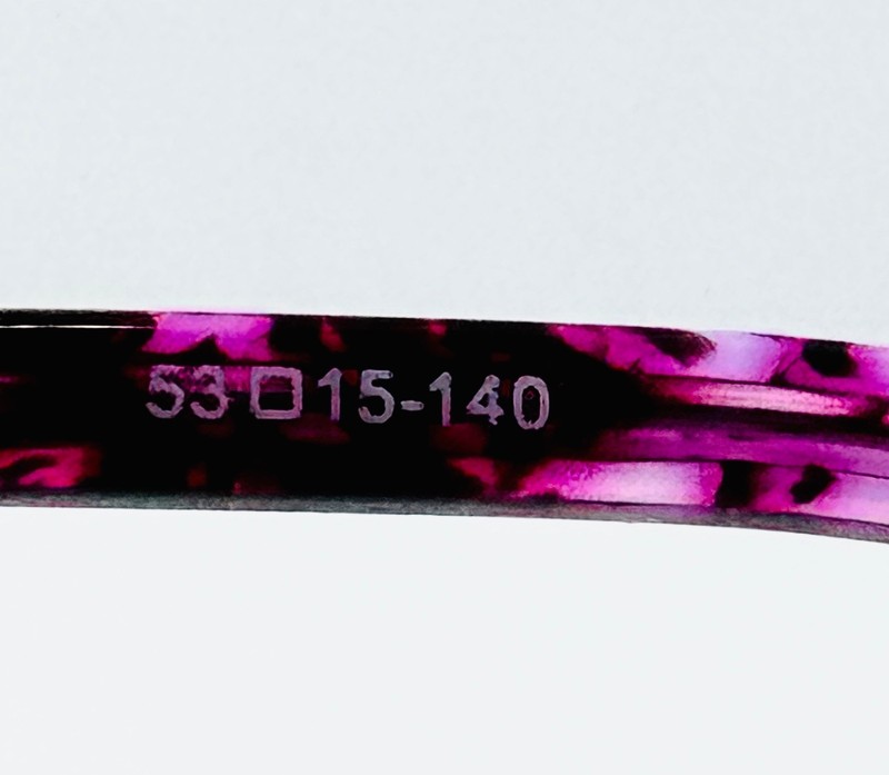 VAVOOM 8067 MAGENTA Purple Silver Womens Semi Cat Eye Eyeglasses 53-15-140 B:40 gallery