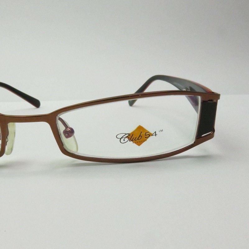 Lido West Club 54 EYEGLASSES Stainless steel Lounge Brown/ Black 50[]18 135 gallery