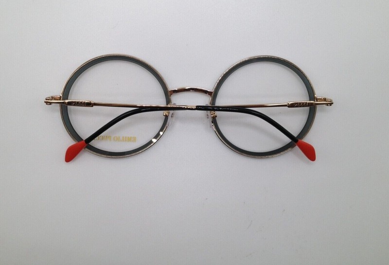 Emilio Pucci EP 5113 020 Grey Plastic Round Optical Eyeglasses Frame 49-23-140 gallery