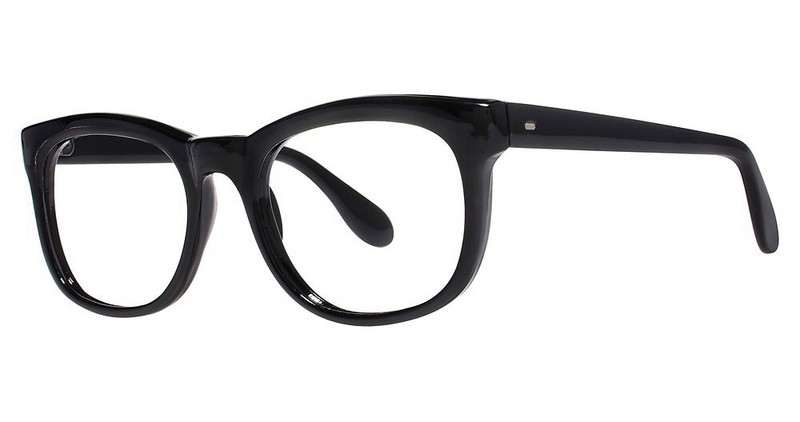 MODERN OPTICAL COSMO MEN’S PLASTIC EYEGLASSES 52-22-150 BLACK W/ SOFT CASE