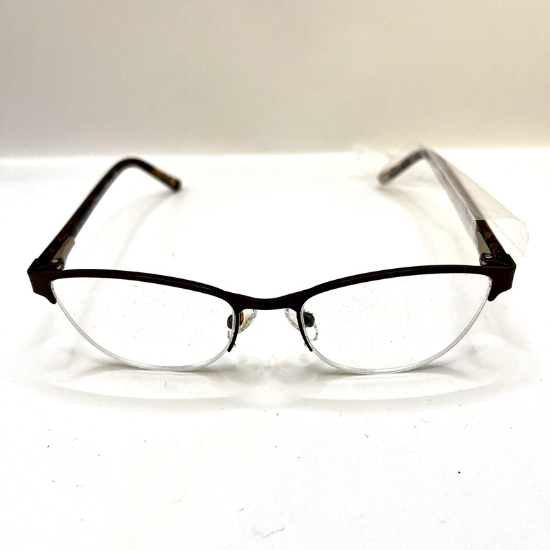 Sofia Vergara Eyeglass Frames Only LO0920 Corina BRN 50-17-140 Tortoise Half-Rim