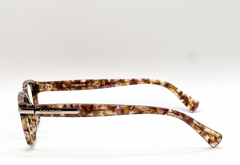 Coach HC 6065 5287 Light Brown Confetti Tortoise Eyeglass Frames 51-17-135 gallery