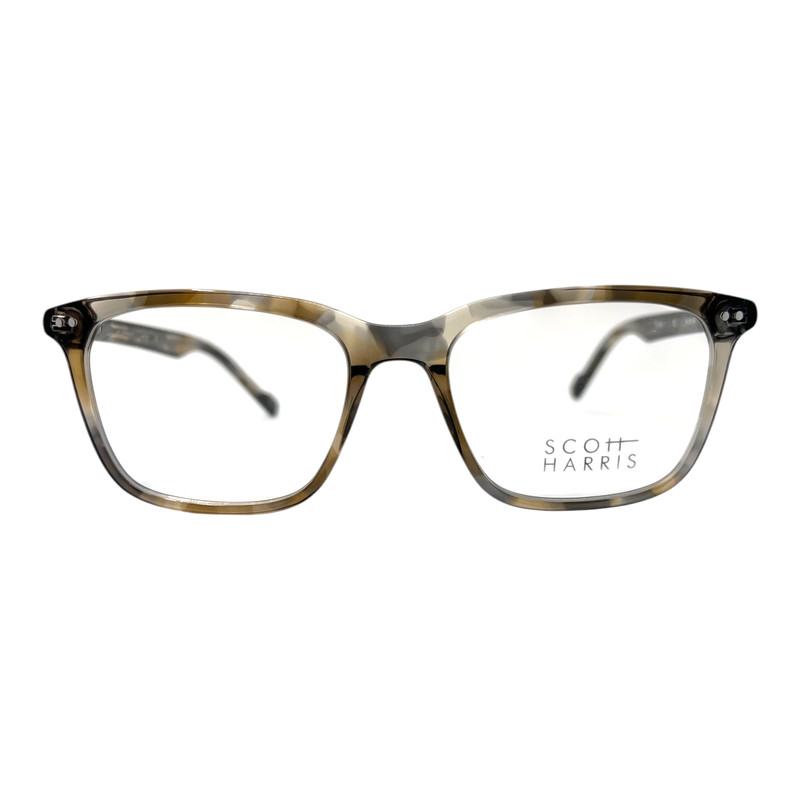 AUTHENTIC & NEW – SCOTT HARRIS – SH864 C3 54/18/145 – KHAKI DEMI EYEGLASSES