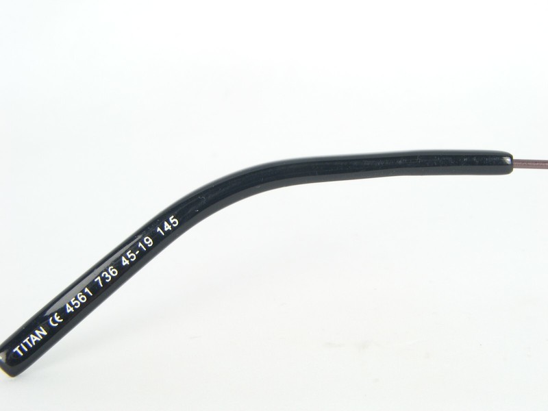 TOM TAILOR 4561 736 CHESTNUT BROWN EYEGLASSES GLASSES TITAN FRAME 45-19-145mm gallery