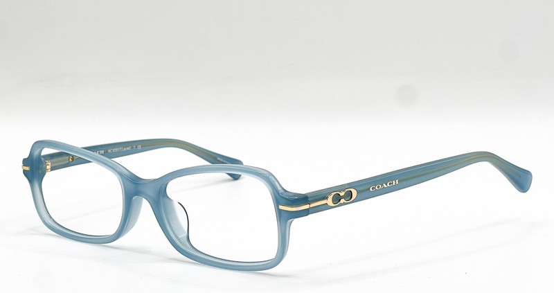 NEW COACH HC 6055F 5252 MILKY SADDLE ORANGE AUTHENTIC EYEGLASSES 52-17