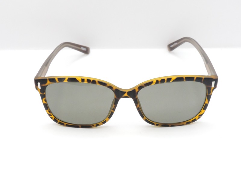 ZENNI OPTICAL 126225 SQUARE FULL RIM EYEGLASS FRAMES BROWN CHEETAH NEW*