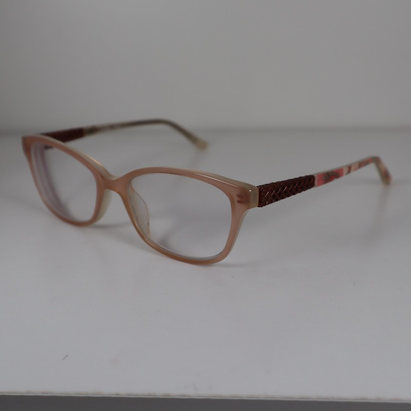 Vera Bradley Mabel Blush Pink BHP Full Rim Eyeglasses Frames 53-17-135mm