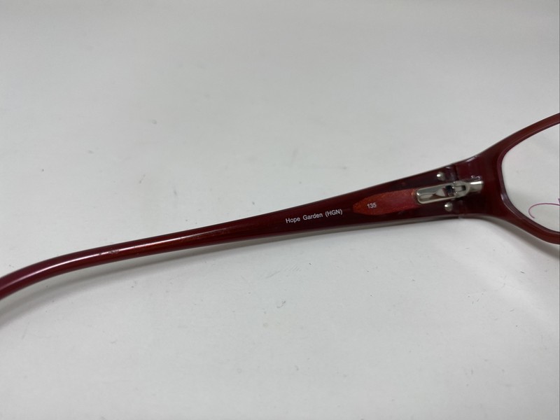 VERA BRADLEY EYEGLASSES FRAME HOPE GARDEN HGN BURGUNDY 52/16/135 FLEX HINGE CA53 gallery