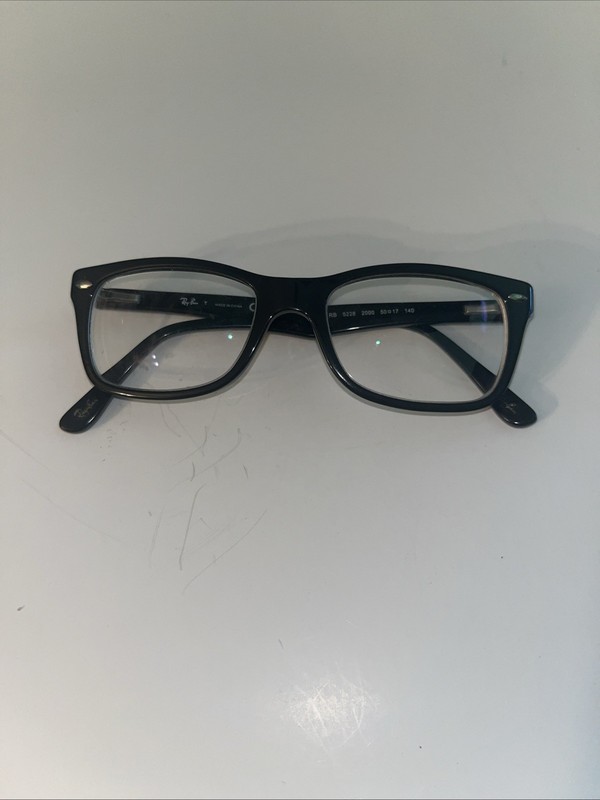 Ray Ban RB5228 2000 50-17-140 Glossy Black Flex Hinge Eyeglasses Frames Only