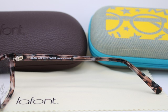 NEW JEAN LAFONT PARIS OCEANE 1023 GREY BROWN MARBLE AUTHENTIC EYEGLASSES 51-15 gallery