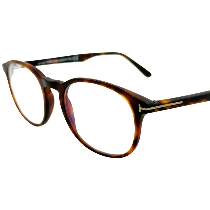 Tom Ford FT5680 B Mens Plastic Eyeglass Frame 054 Matte Red Havana 51-20 Italy gallery