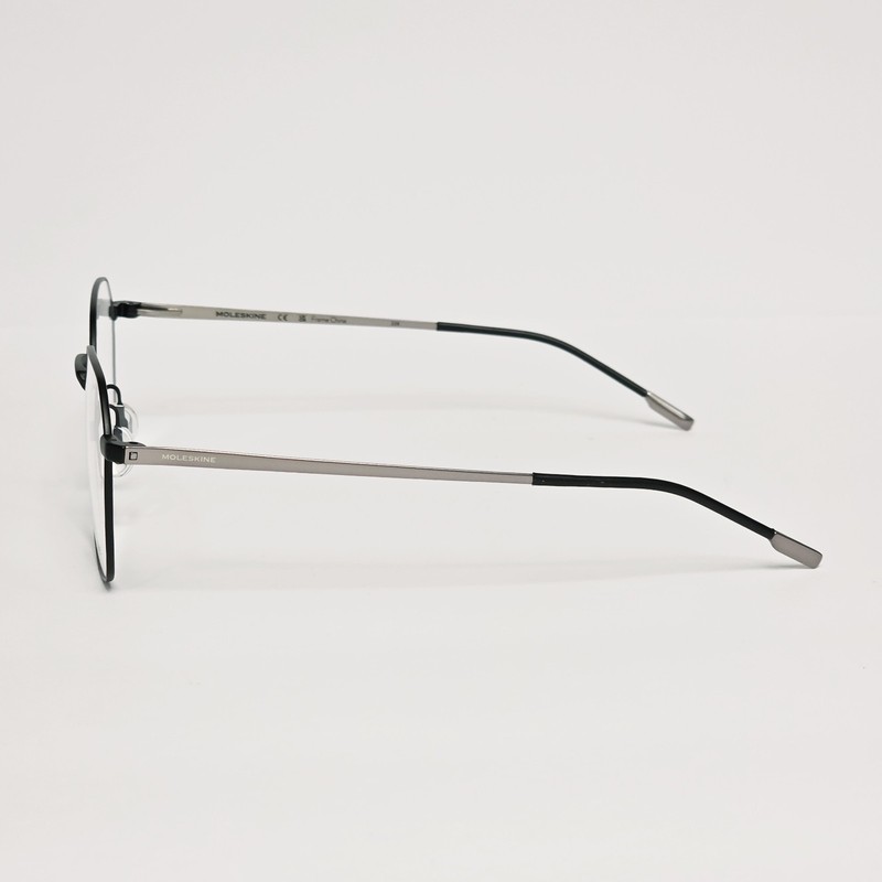 Moleskine MO2156 Unisex Hypo-Allergenic Glasses Black / Gunmetal | 52mm gallery