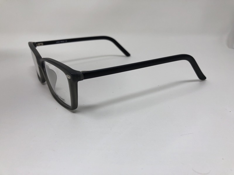 LIDO WEST EYEGLASSES FRAME AYDEN GRAY BLACK 50-17–145 Full Rim ZF38 gallery
