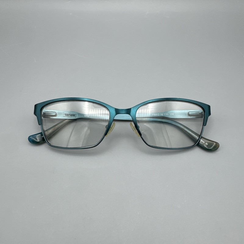 Kensie Wild Eyeglasses Petite 50-16-135 Em Green FRAMES ONLY